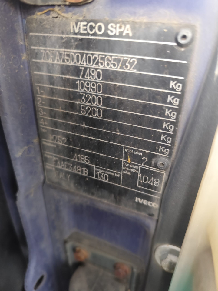 IVECO EUROCARGO 75E18 - Bortu kravas automašīna/ Platforma: foto 2 IVECO EUROCARGO 75E18 - Bortu kravas automašīna/ Platforma: foto 2