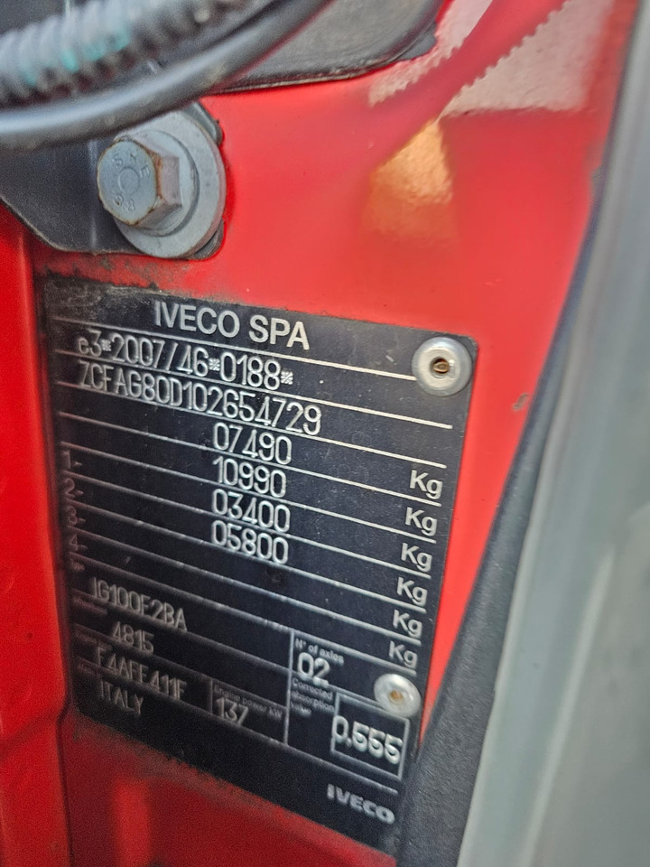 IVECO EUROCARGO 80-190 - Šasija kravas automašīna: foto 2 IVECO EUROCARGO 80-190 - Šasija kravas automašīna: foto 2