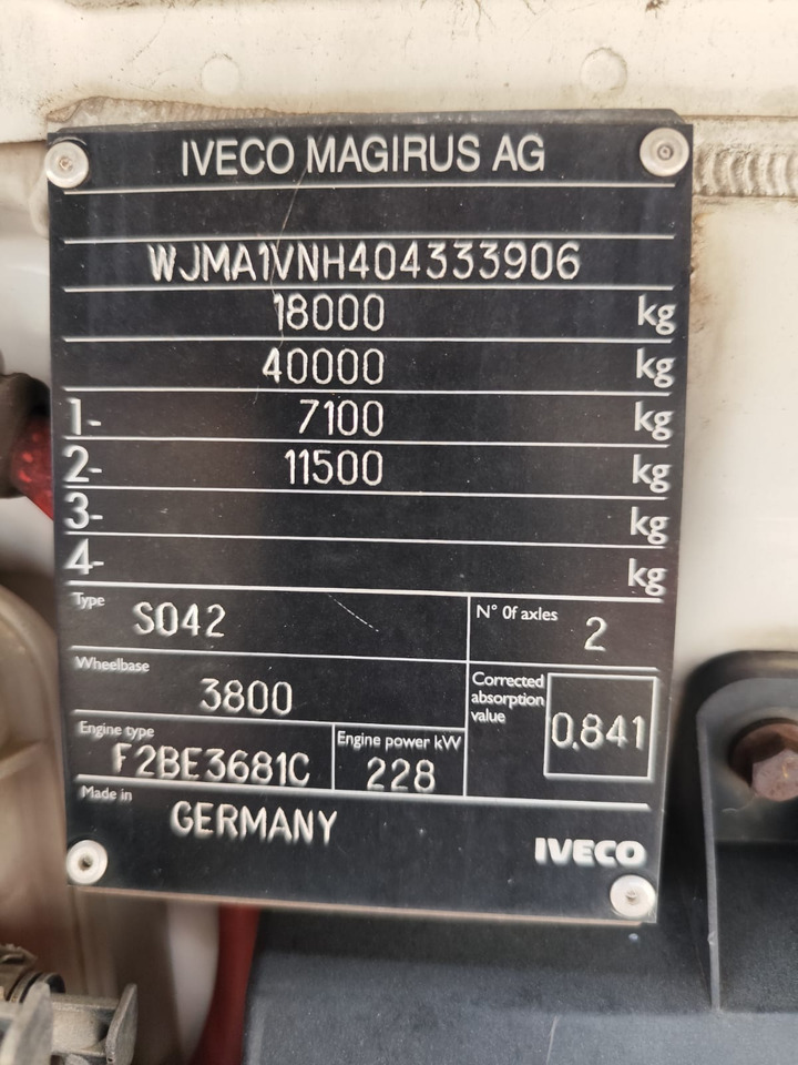Kravas auto ar manipulatoru IVECO STRALIS AD 190S31P: foto 40