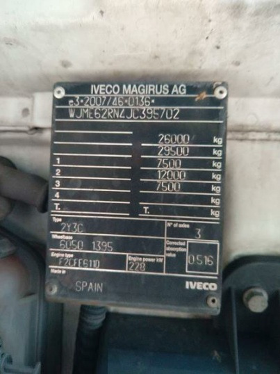 Šasija kravas automašīna IVECO STRALIS AD 260S31 XP: foto 8