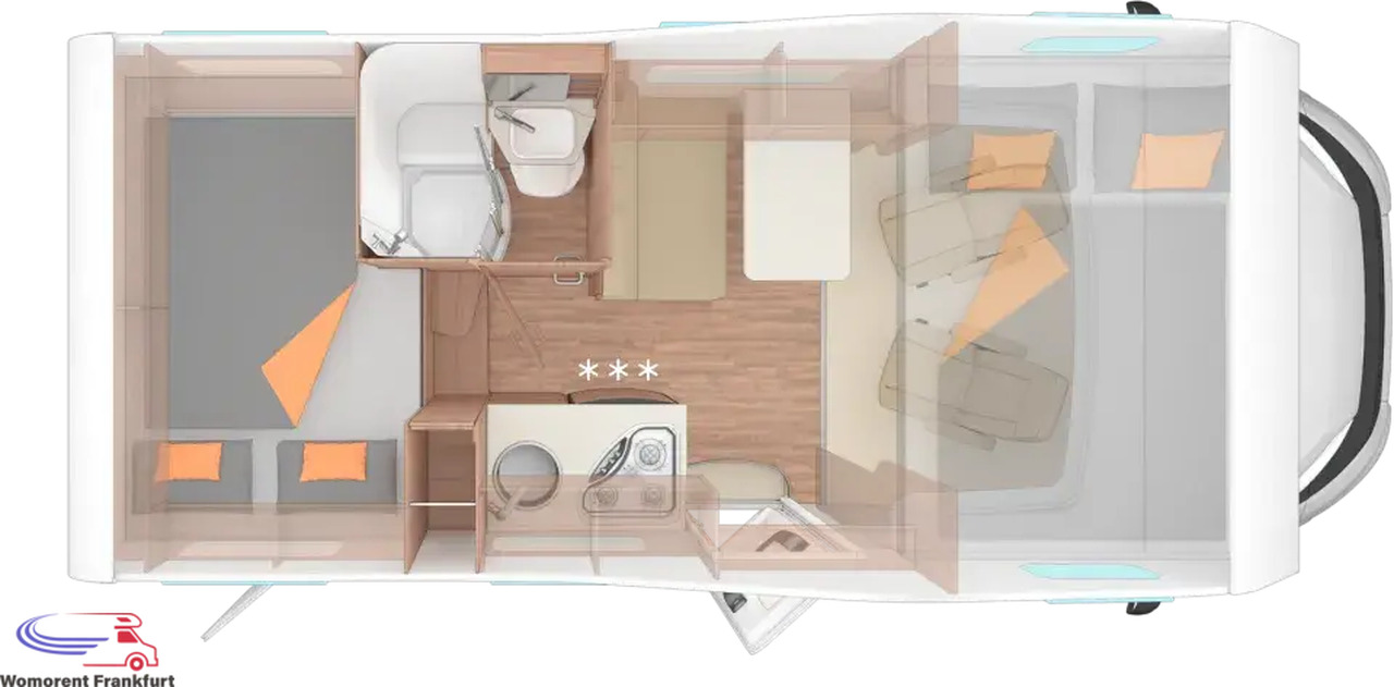 Wohnmobil Weinsberg CaraHome 550 MG - Alkov kemperis: foto 3 Wohnmobil Weinsberg CaraHome 550 MG - Alkov kemperis: foto 3