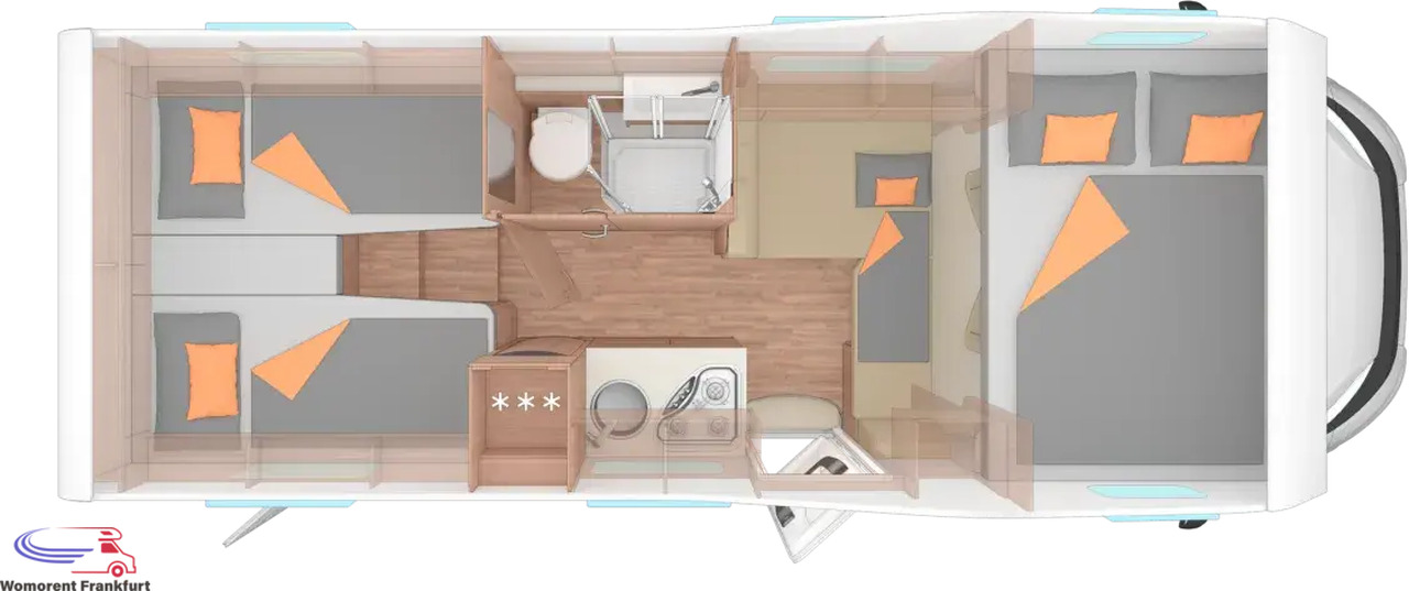 Wohnmobil Weinsberg CaraHome 650 MEG - Alkov kemperis: foto 3 Wohnmobil Weinsberg CaraHome 650 MEG - Alkov kemperis: foto 3