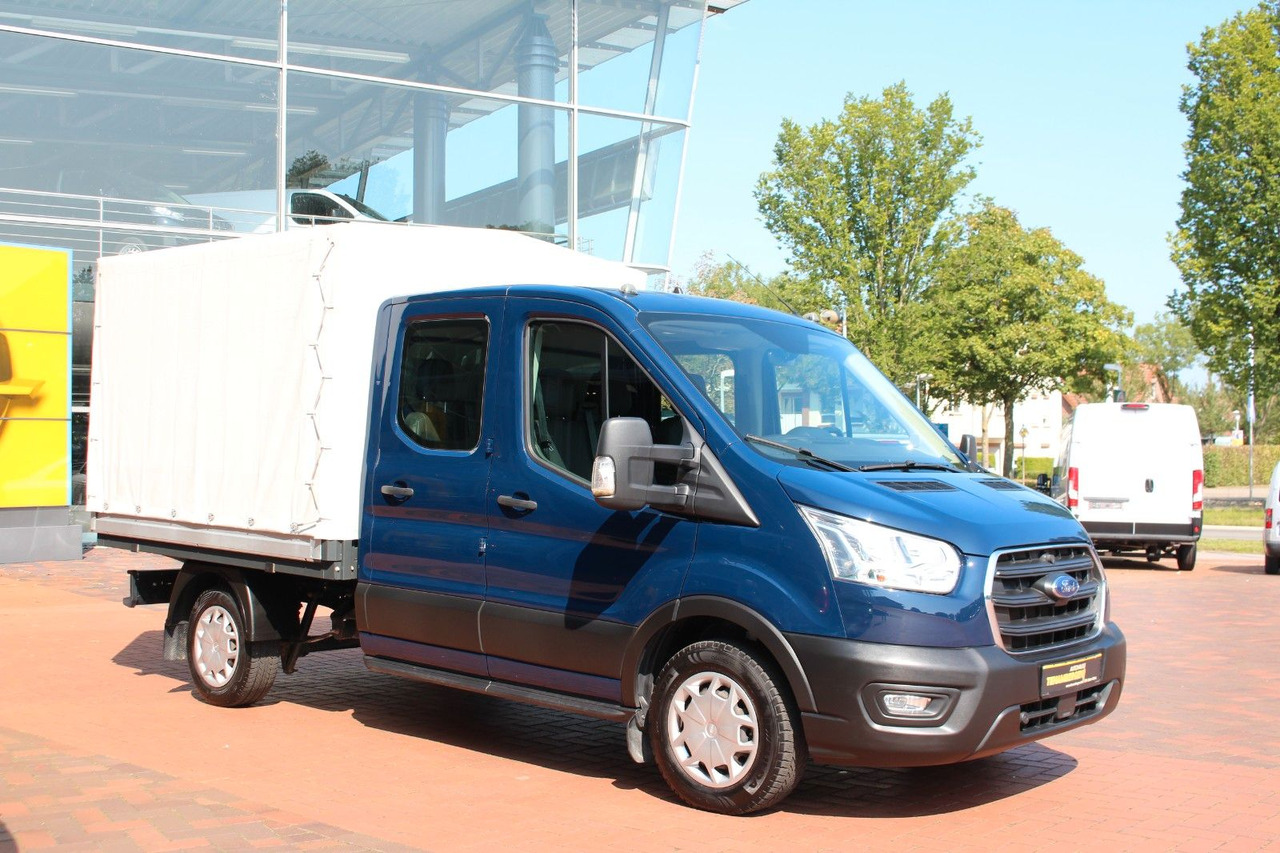 Ford Transit Pritsche 310 L2 Doka Plane el. Sitz - Furgons ar tentu, Kravas-pasažieru furgons: foto 1 Ford Transit Pritsche 310 L2 Doka Plane el. Sitz - Furgons ar tentu, Kravas-pasažieru furgons: foto 1