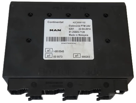MAN PTM Module 81.25805-7120 - Elektroniskais vadības bloks (ECU) - Kravas automašīna: foto 1 MAN PTM Module 81.25805-7120 - Elektroniskais vadības bloks (ECU) - Kravas automašīna: foto 1