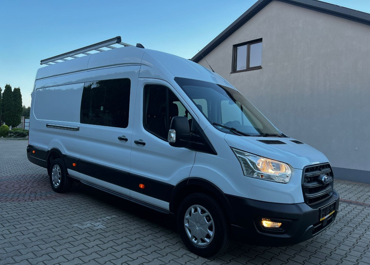 Ford Transit Brygadowy Maxi 6-osobowy 90tys. przebiegu Doka jak nowy - Kravas-pasažieru furgons: foto 5 Ford Transit Brygadowy Maxi 6-osobowy 90tys. przebiegu Doka jak nowy - Kravas-pasažieru furgons: foto 5
