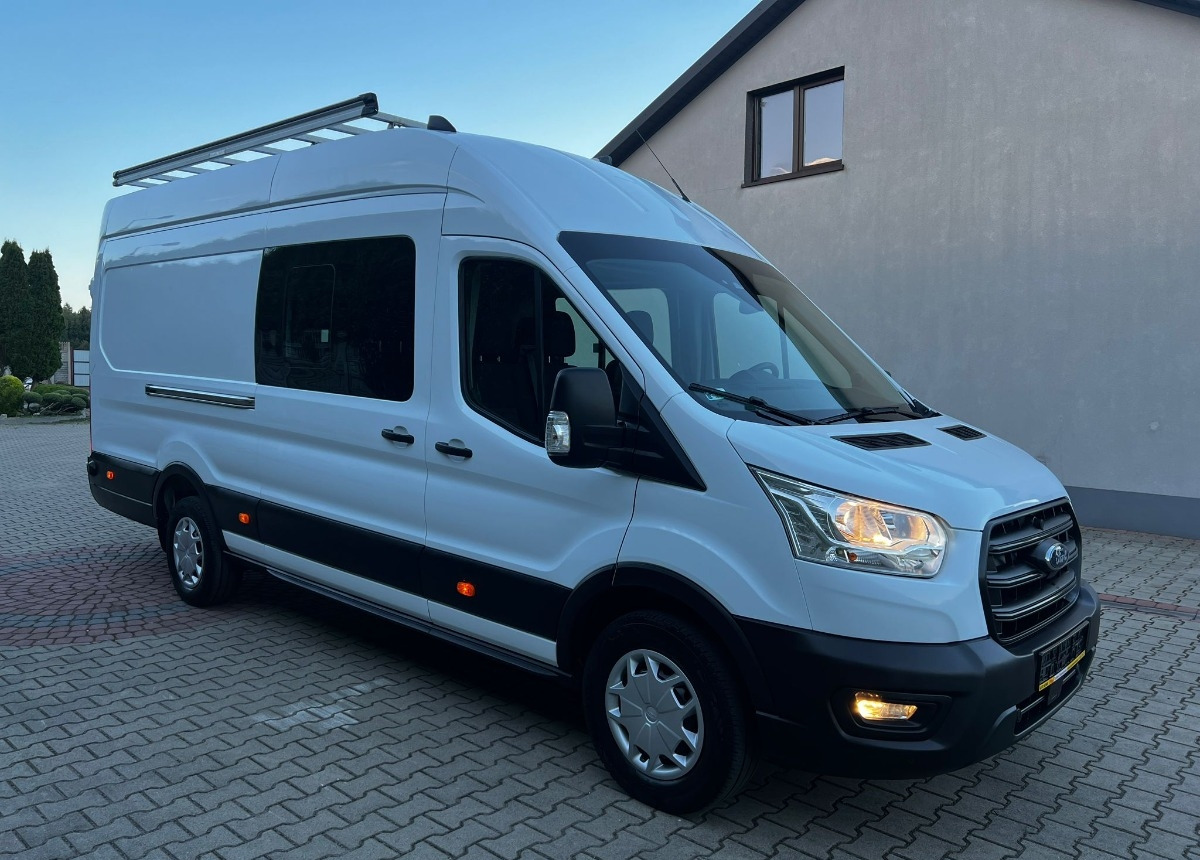 Ford Transit Brygadowy Maxi 6-osobowy 90tys. przebiegu Doka jak nowy - Kravas-pasažieru furgons: foto 2 Ford Transit Brygadowy Maxi 6-osobowy 90tys. przebiegu Doka jak nowy - Kravas-pasažieru furgons: foto 2