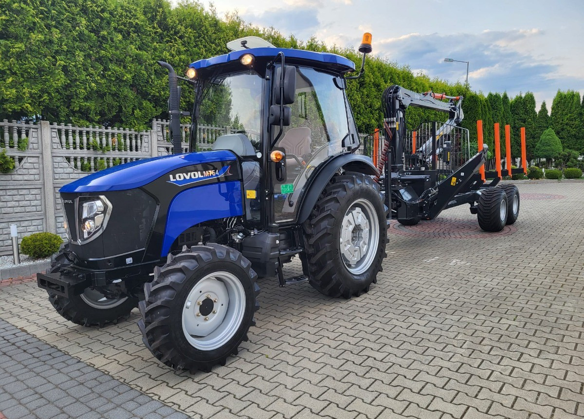LOVOL Zestaw Traktor LOVOL M755 Przyczepa do drewna BMF 8TPro Stan Nowy Fabryczny - Harvesters: foto 5 LOVOL Zestaw Traktor LOVOL M755 Przyczepa do drewna BMF 8TPro Stan Nowy Fabryczny - Harvesters: foto 5
