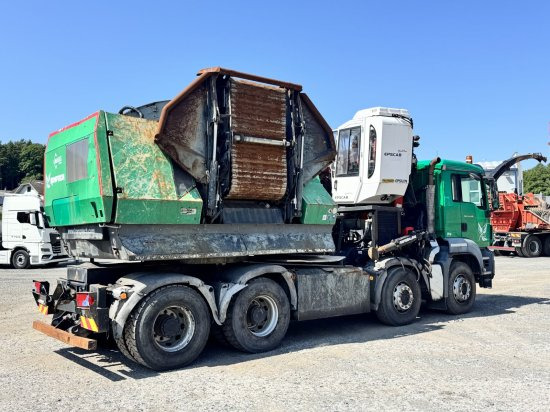 MAN TGS 35.540 8x4 mit Komptech-Zusatzeinheit - Kravas automašīna, Šķeldotājs: foto 3 MAN TGS 35.540 8x4 mit Komptech-Zusatzeinheit - Kravas automašīna, Šķeldotājs: foto 3