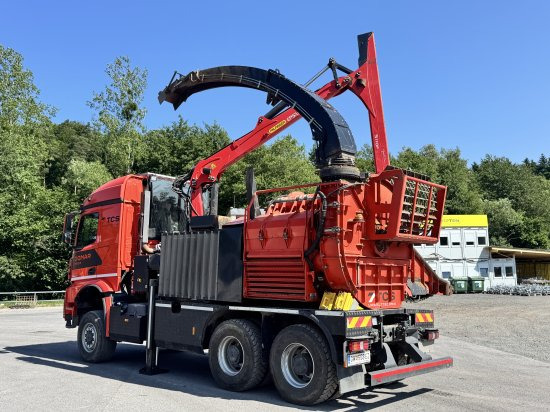 Mercedes-Benz ACTROS 6x4 DONAR 5810K ? Hack-LKW / Mobilhacker | TCS Umwelttechnik - Kravas automašīna, Šķeldotājs: foto 3 Mercedes-Benz ACTROS 6x4 DONAR 5810K ? Hack-LKW / Mobilhacker | TCS Umwelttechnik - Kravas automašīna, Šķeldotājs: foto 3