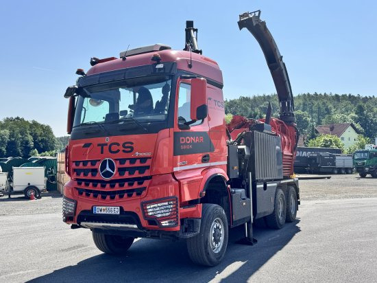 Mercedes-Benz ACTROS 6x4 DONAR 5810K ? Hack-LKW / Mobilhacker | TCS Umwelttechnik - Kravas automašīna, Šķeldotājs: foto 1 Mercedes-Benz ACTROS 6x4 DONAR 5810K ? Hack-LKW / Mobilhacker | TCS Umwelttechnik - Kravas automašīna, Šķeldotājs: foto 1