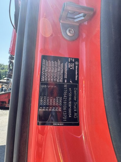 Mercedes-Benz ACTROS 6x4 DONAR 5810K ? Hack-LKW / Mobilhacker | TCS Umwelttechnik - Kravas automašīna, Šķeldotājs: foto 5 Mercedes-Benz ACTROS 6x4 DONAR 5810K ? Hack-LKW / Mobilhacker | TCS Umwelttechnik - Kravas automašīna, Šķeldotājs: foto 5