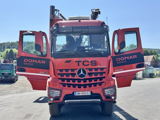 Mercedes-Benz ACTROS 6x4 DONAR 5810K ? Hack-LKW / Mobilhacker | TCS Umwelttechnik - Kravas automašīna, Šķeldotājs: foto 4 Mercedes-Benz ACTROS 6x4 DONAR 5810K ? Hack-LKW / Mobilhacker | TCS Umwelttechnik - Kravas automašīna, Šķeldotājs: foto 4