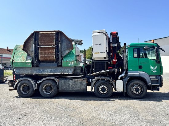 MAN TGS 35.540 8x4 mit Komptech-Zusatzeinheit - Meža tehnika, Kravas automašīna: foto 4 MAN TGS 35.540 8x4 mit Komptech-Zusatzeinheit - Meža tehnika, Kravas automašīna: foto 4