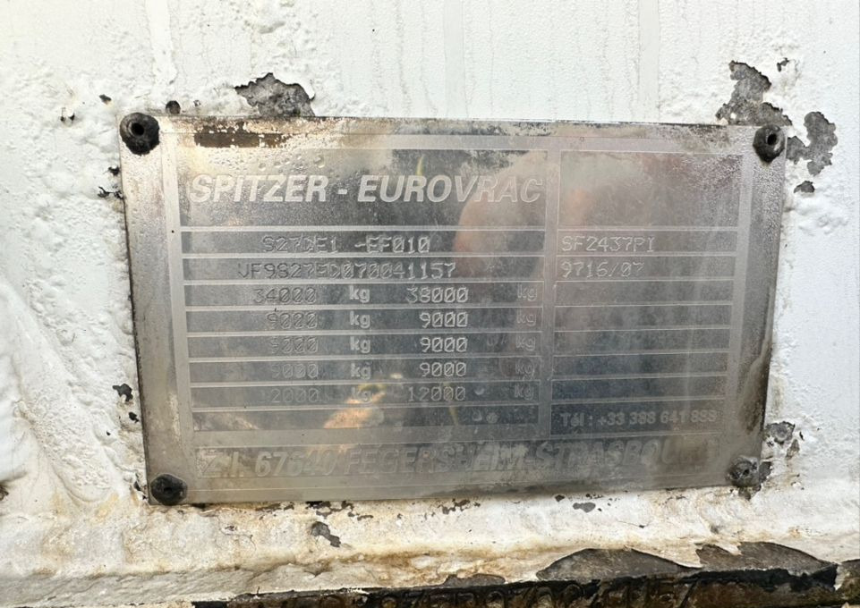 Spitzer S27 - Puspiekabe cisterna: foto 5 Spitzer S27 - Puspiekabe cisterna: foto 5