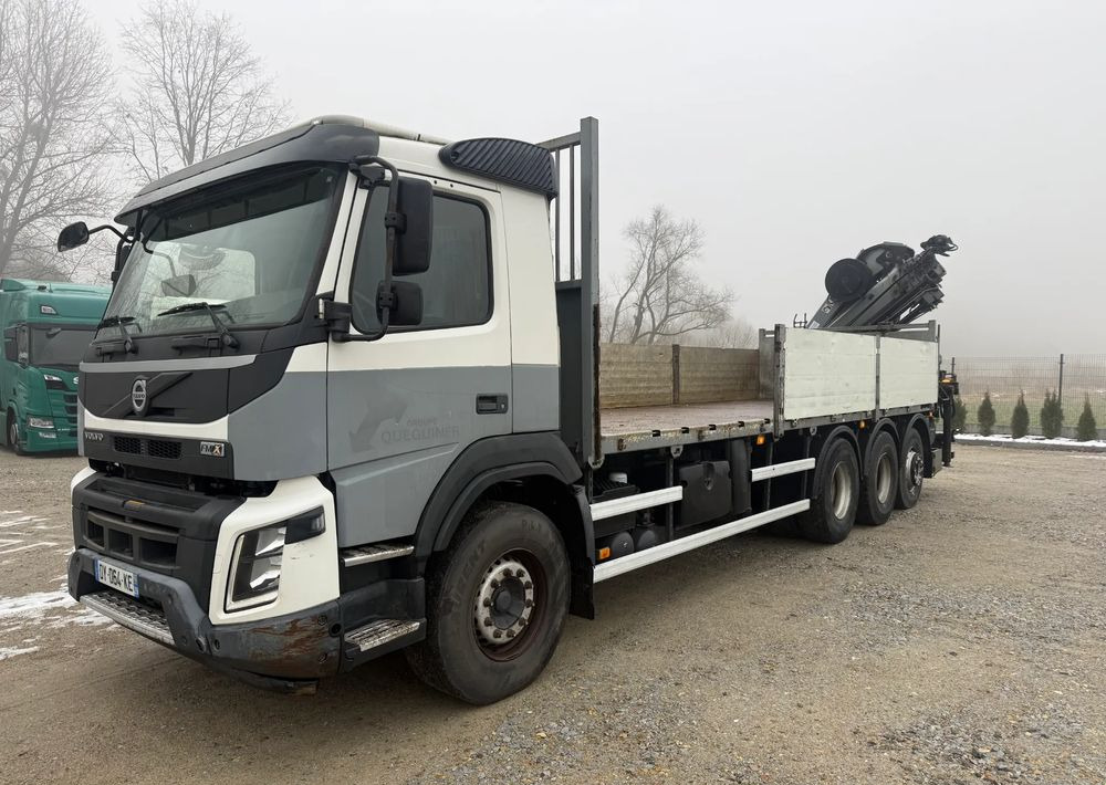 Volvo FM 410 - Bortu kravas automašīna/ Platforma, Kravas auto ar manipulatoru: foto 1 Volvo FM 410 - Bortu kravas automašīna/ Platforma, Kravas auto ar manipulatoru: foto 1