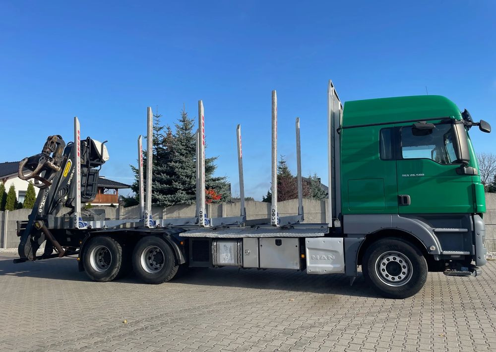 MAN TGX 26.500, 6x4, HDS EPSILOM M12Z, do transportu drewna. - Kokvedējs: foto 4 MAN TGX 26.500, 6x4, HDS EPSILOM M12Z, do transportu drewna. - Kokvedējs: foto 4