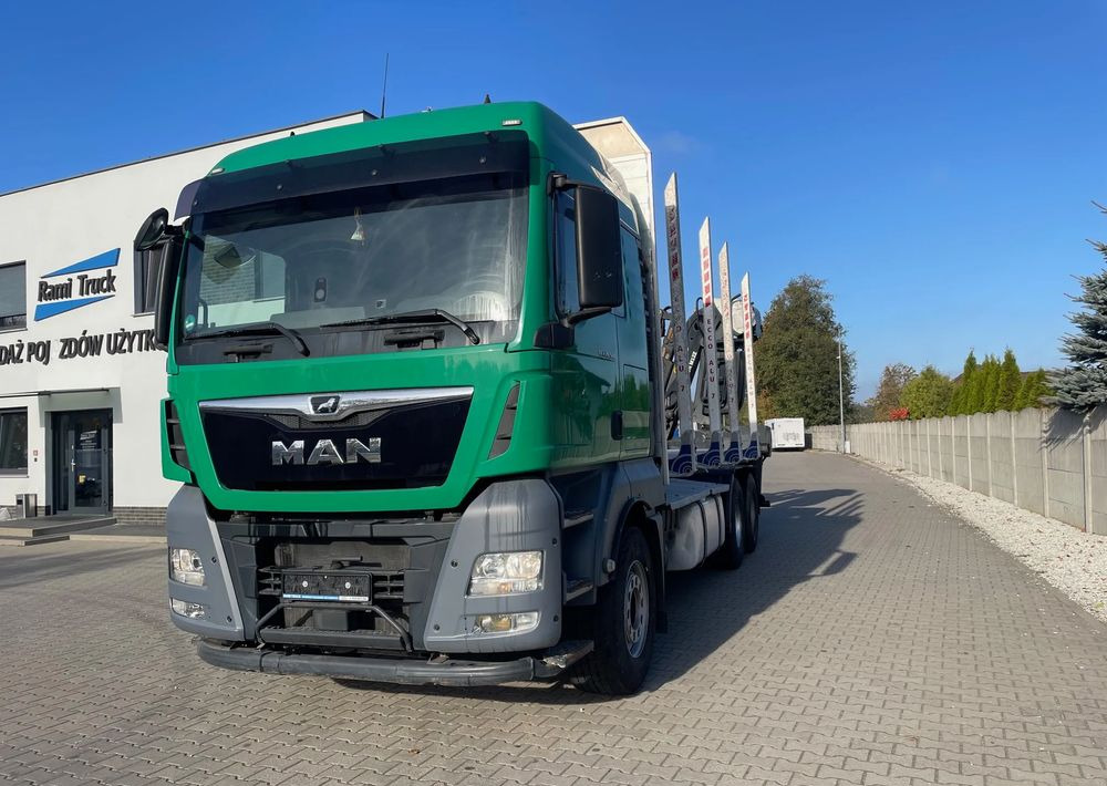 MAN TGX 26.500, 6x4, HDS EPSILOM M12Z, do transportu drewna. - Kokvedējs: foto 1 MAN TGX 26.500, 6x4, HDS EPSILOM M12Z, do transportu drewna. - Kokvedējs: foto 1