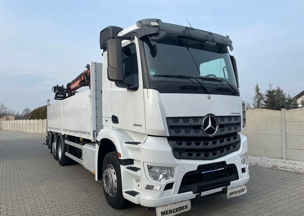 Mercedes-Benz Arocs 2545, HDS ATLAS 186.3 - PILOT - Kravas auto ar manipulatoru, Bortu kravas automašīna/ Platforma: foto 3 Mercedes-Benz Arocs 2545, HDS ATLAS 186.3 - PILOT - Kravas auto ar manipulatoru, Bortu kravas automašīna/ Platforma: foto 3