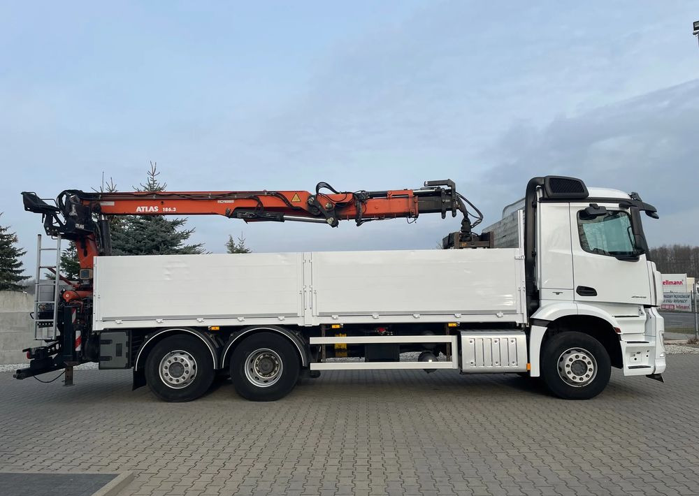 Mercedes-Benz Arocs 2545, HDS ATLAS 186.3 - PILOT - Kravas auto ar manipulatoru, Bortu kravas automašīna/ Platforma: foto 5 Mercedes-Benz Arocs 2545, HDS ATLAS 186.3 - PILOT - Kravas auto ar manipulatoru, Bortu kravas automašīna/ Platforma: foto 5