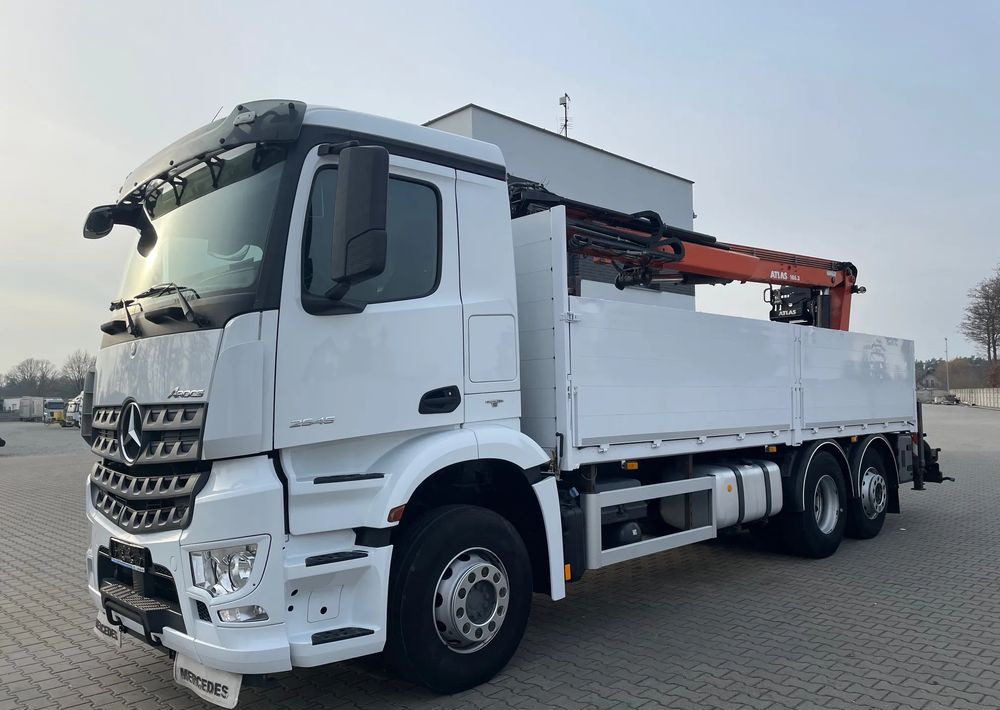 Mercedes-Benz Arocs 2545, HDS ATLAS 186.3 - PILOT - Kravas auto ar manipulatoru, Bortu kravas automašīna/ Platforma: foto 2 Mercedes-Benz Arocs 2545, HDS ATLAS 186.3 - PILOT - Kravas auto ar manipulatoru, Bortu kravas automašīna/ Platforma: foto 2