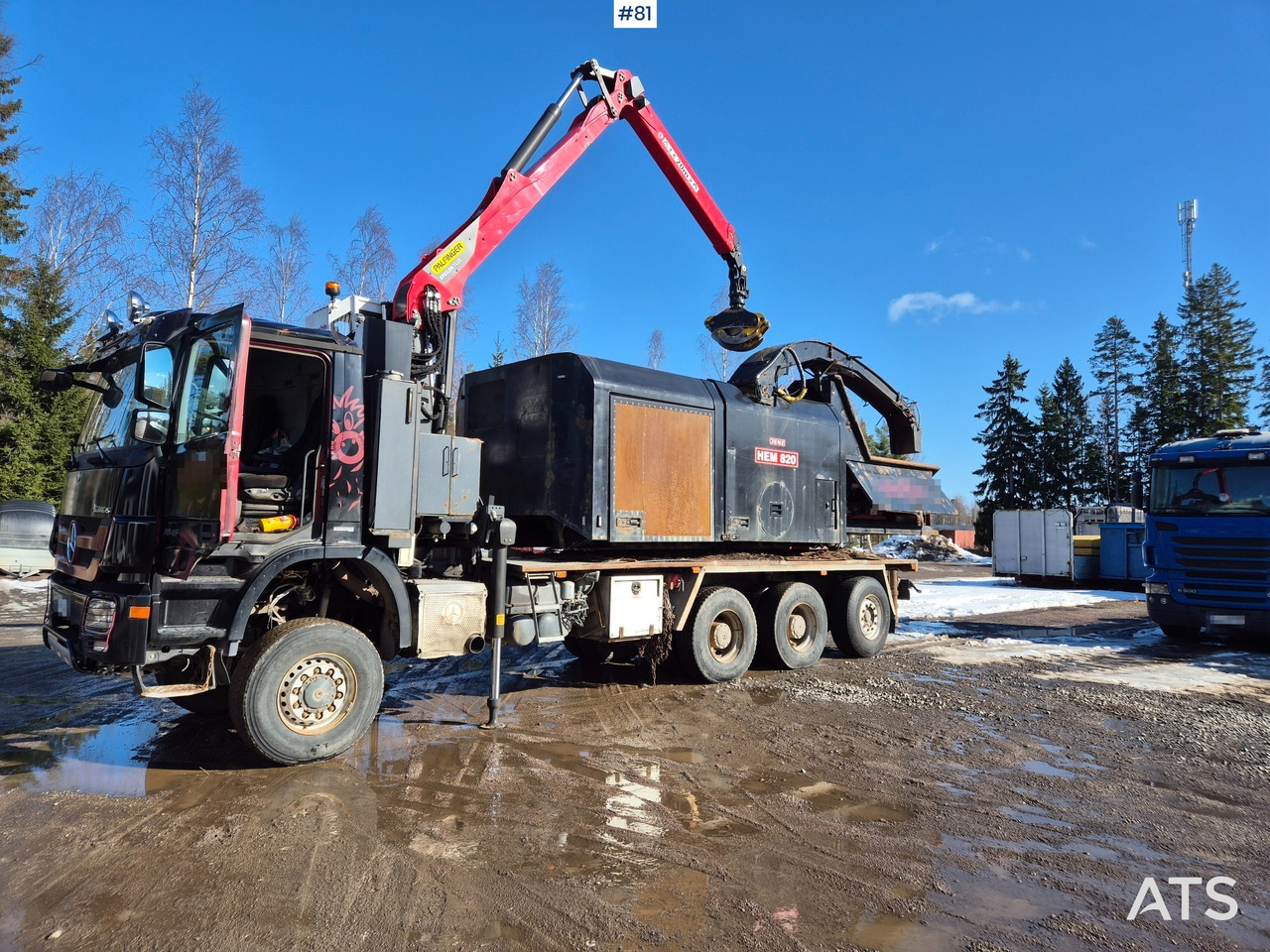Jenz HEM 820 Autohakkuri sekä nostin - Šķeldotājs: foto 1 Jenz HEM 820 Autohakkuri sekä nostin - Šķeldotājs: foto 1
