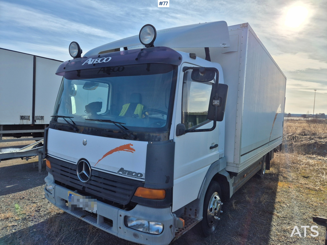 Mercedes-Benz Atego - Kravas automašīna ar slēgto virsbūvi: foto 1 Mercedes-Benz Atego - Kravas automašīna ar slēgto virsbūvi: foto 1