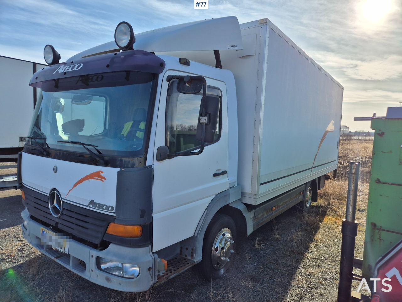 Mercedes-Benz Atego - Kravas automašīna ar slēgto virsbūvi: foto 3 Mercedes-Benz Atego - Kravas automašīna ar slēgto virsbūvi: foto 3