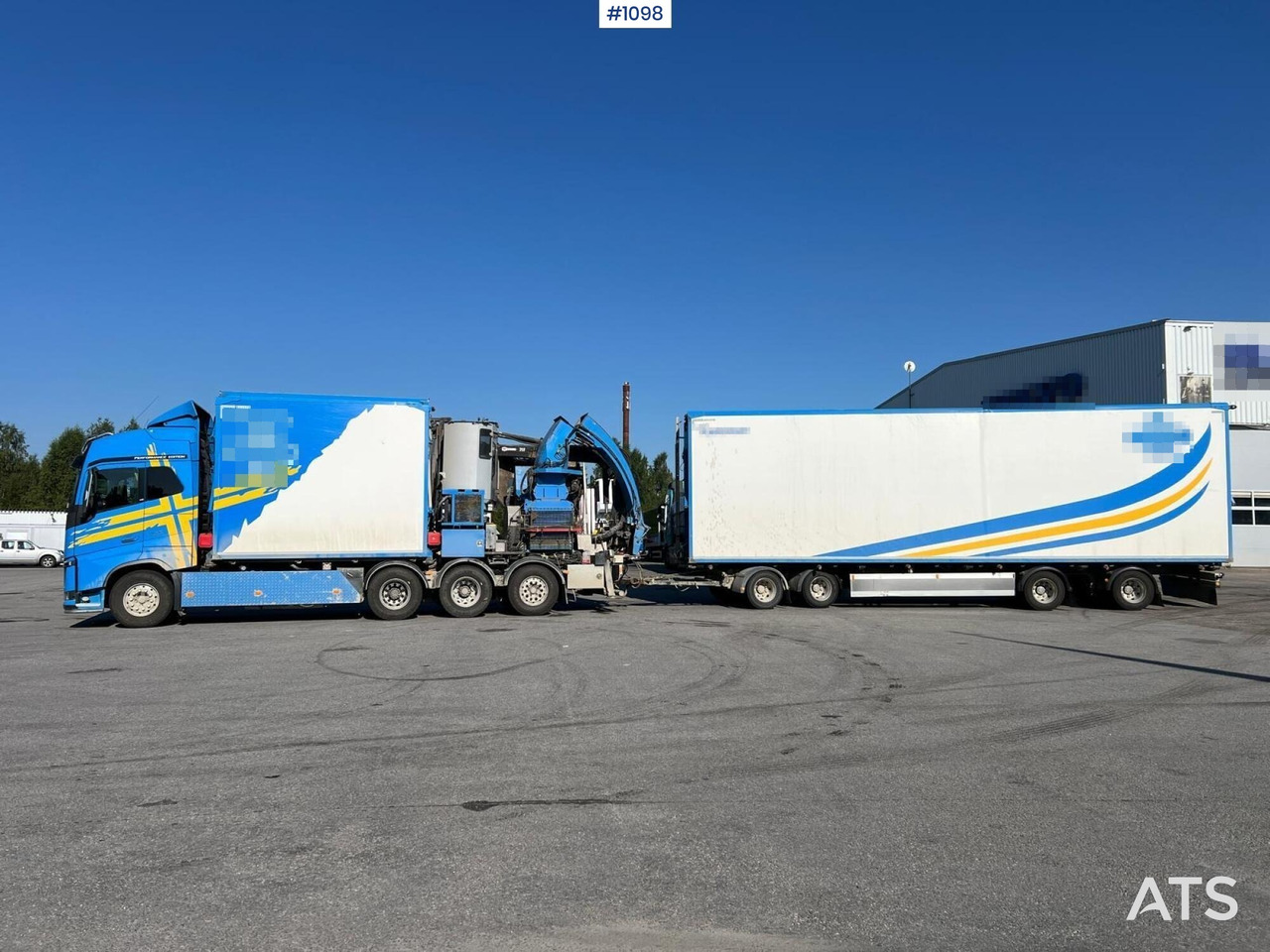 Volvo FH16 8*4 Flishugg - Šķeldotājs: foto 1 Volvo FH16 8*4 Flishugg - Šķeldotājs: foto 1