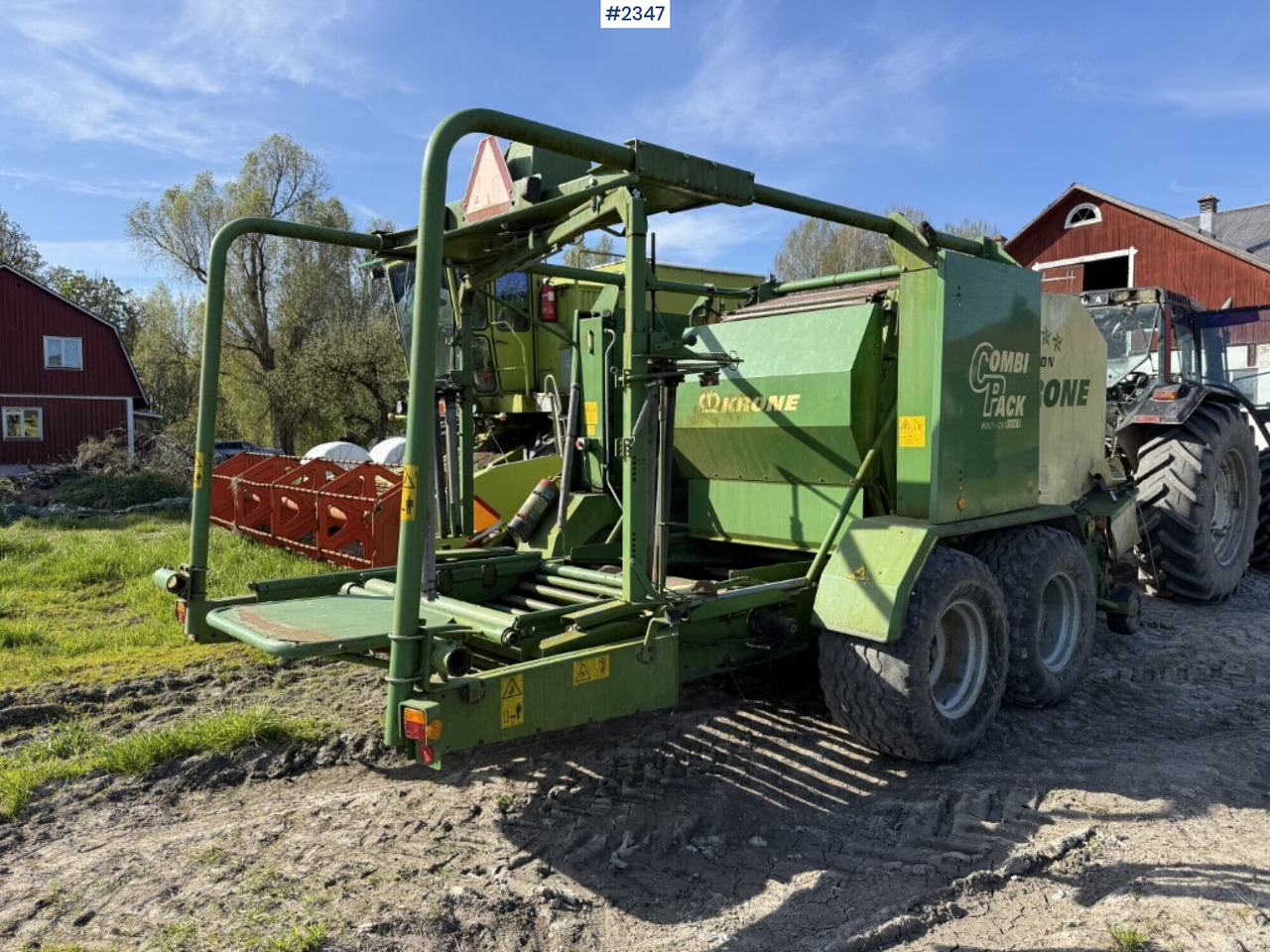 Baler Krone Combi pack Multi-Cut 1500 - Siena sagatavošanas tehnika: foto 4 Baler Krone Combi pack Multi-Cut 1500 - Siena sagatavošanas tehnika: foto 4