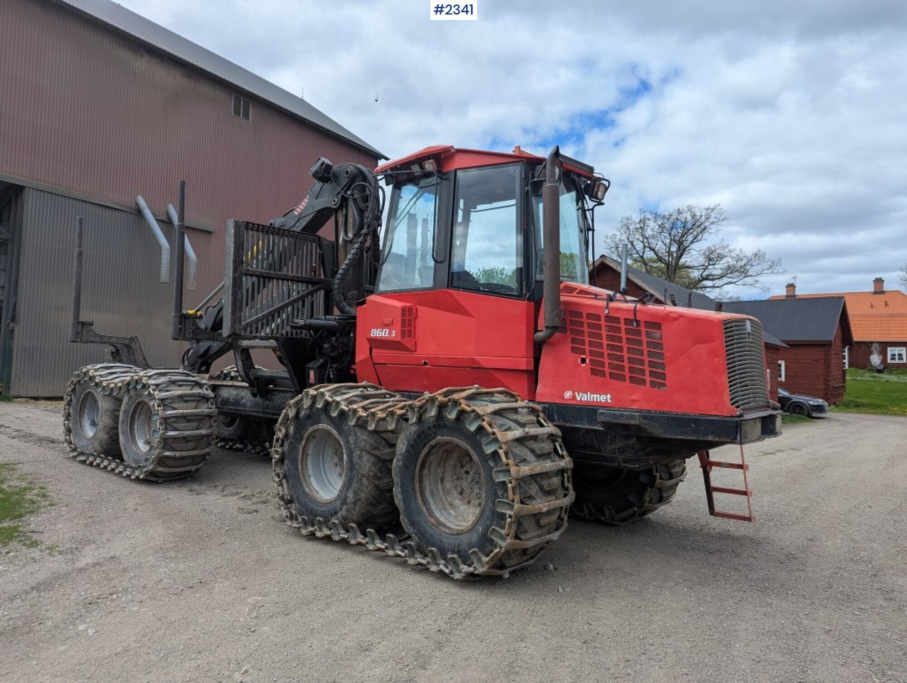 Forwarder Valmet 860.3 with CRF11 crane (SEE VIDEO) - Forvarders: foto 2 Forwarder Valmet 860.3 with CRF11 crane (SEE VIDEO) - Forvarders: foto 2