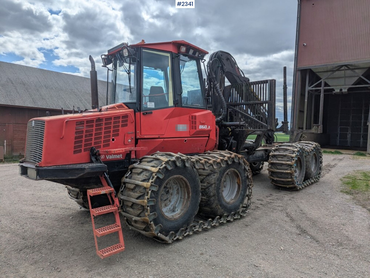 Forwarder Valmet 860.3 with CRF11 crane (SEE VIDEO) - Forvarders: foto 1 Forwarder Valmet 860.3 with CRF11 crane (SEE VIDEO) - Forvarders: foto 1