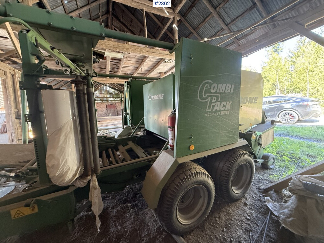 Krone Combi pack Multi-Cut 1250 round baler - Siena sagatavošanas tehnika: foto 5 Krone Combi pack Multi-Cut 1250 round baler - Siena sagatavošanas tehnika: foto 5