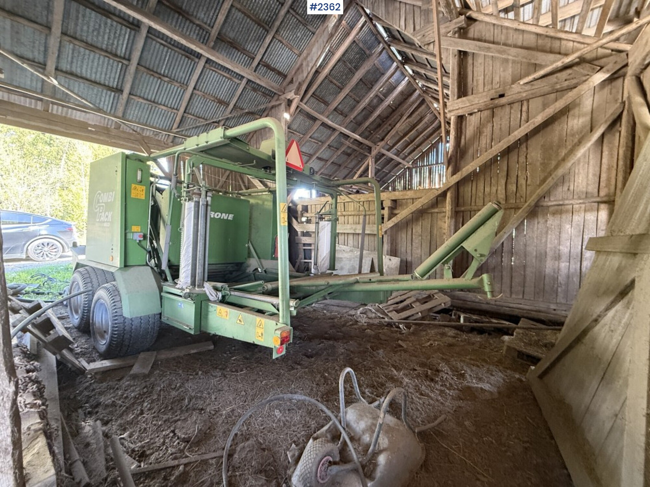 Krone Combi pack Multi-Cut 1250 round baler - Siena sagatavošanas tehnika: foto 3 Krone Combi pack Multi-Cut 1250 round baler - Siena sagatavošanas tehnika: foto 3