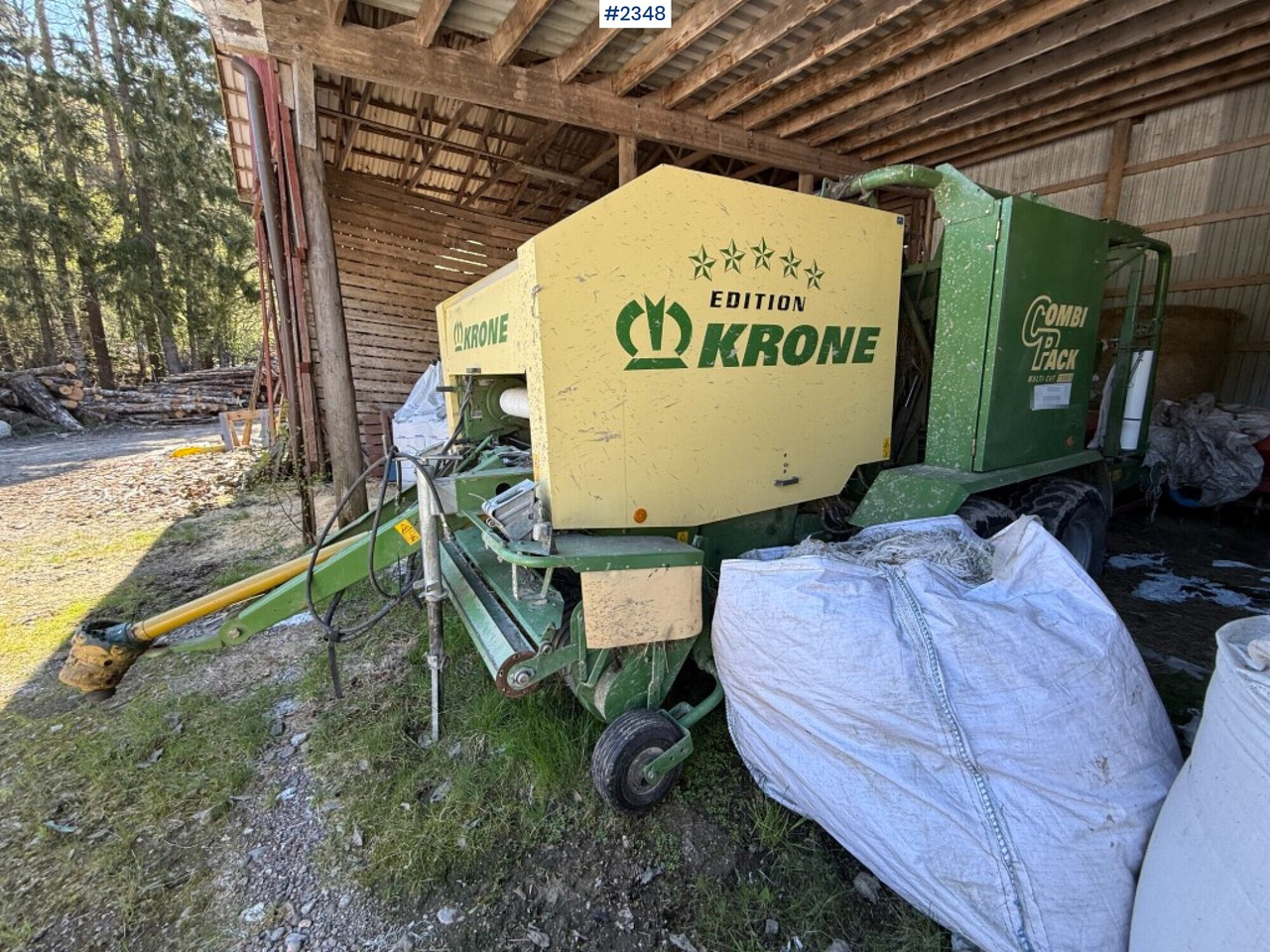 Krone Combi pack Multi-Cut 1500 round baler - Siena sagatavošanas tehnika: foto 4 Krone Combi pack Multi-Cut 1500 round baler - Siena sagatavošanas tehnika: foto 4