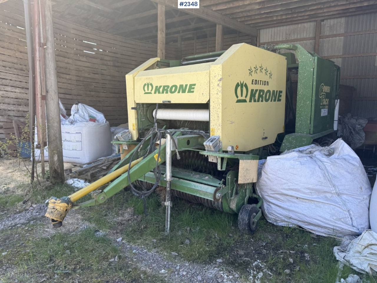 Krone Combi pack Multi-Cut 1500 round baler - Siena sagatavošanas tehnika: foto 2 Krone Combi pack Multi-Cut 1500 round baler - Siena sagatavošanas tehnika: foto 2