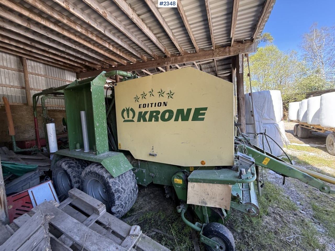 Krone Combi pack Multi-Cut 1500 round baler - Siena sagatavošanas tehnika: foto 1 Krone Combi pack Multi-Cut 1500 round baler - Siena sagatavošanas tehnika: foto 1