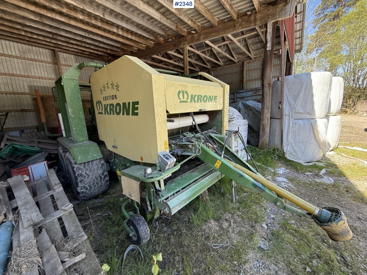 Krone Combi pack Multi-Cut 1500 round baler - Siena sagatavošanas tehnika: foto 3 Krone Combi pack Multi-Cut 1500 round baler - Siena sagatavošanas tehnika: foto 3