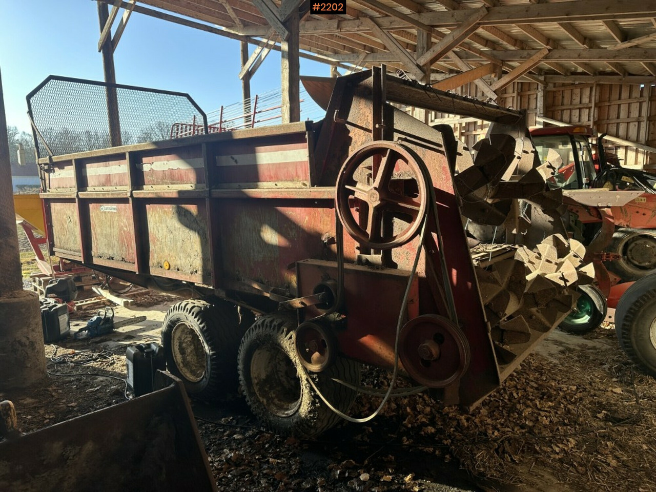 Manure spreader JF ST70 - Organisko mēslu izkliedētājs: foto 4 Manure spreader JF ST70 - Organisko mēslu izkliedētājs: foto 4