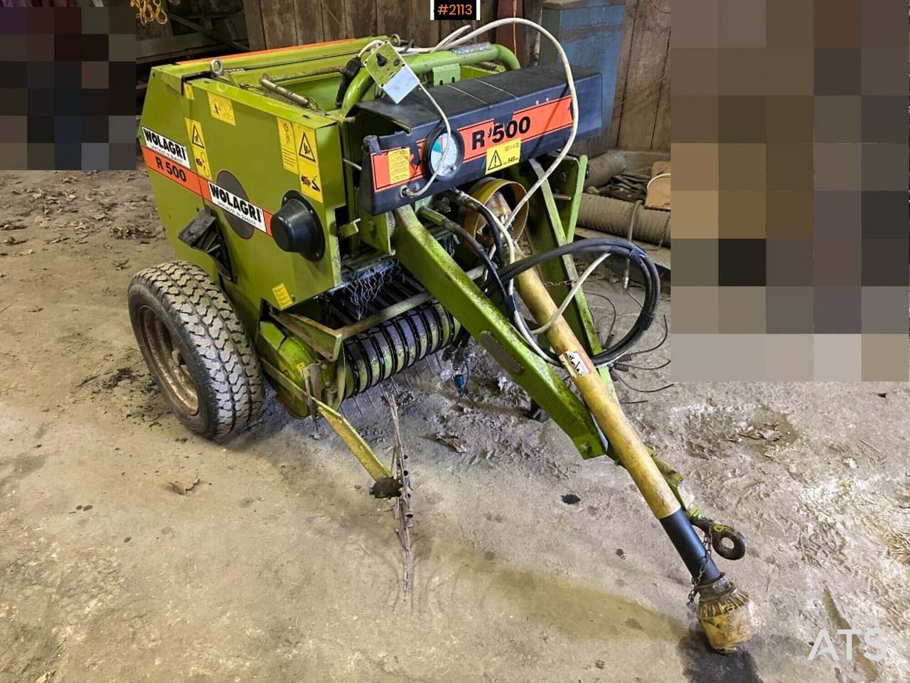 Mini baler Wolagri R500 with 2 separate wrappers - Siena sagatavošanas tehnika: foto 1 Mini baler Wolagri R500 with 2 separate wrappers - Siena sagatavošanas tehnika: foto 1