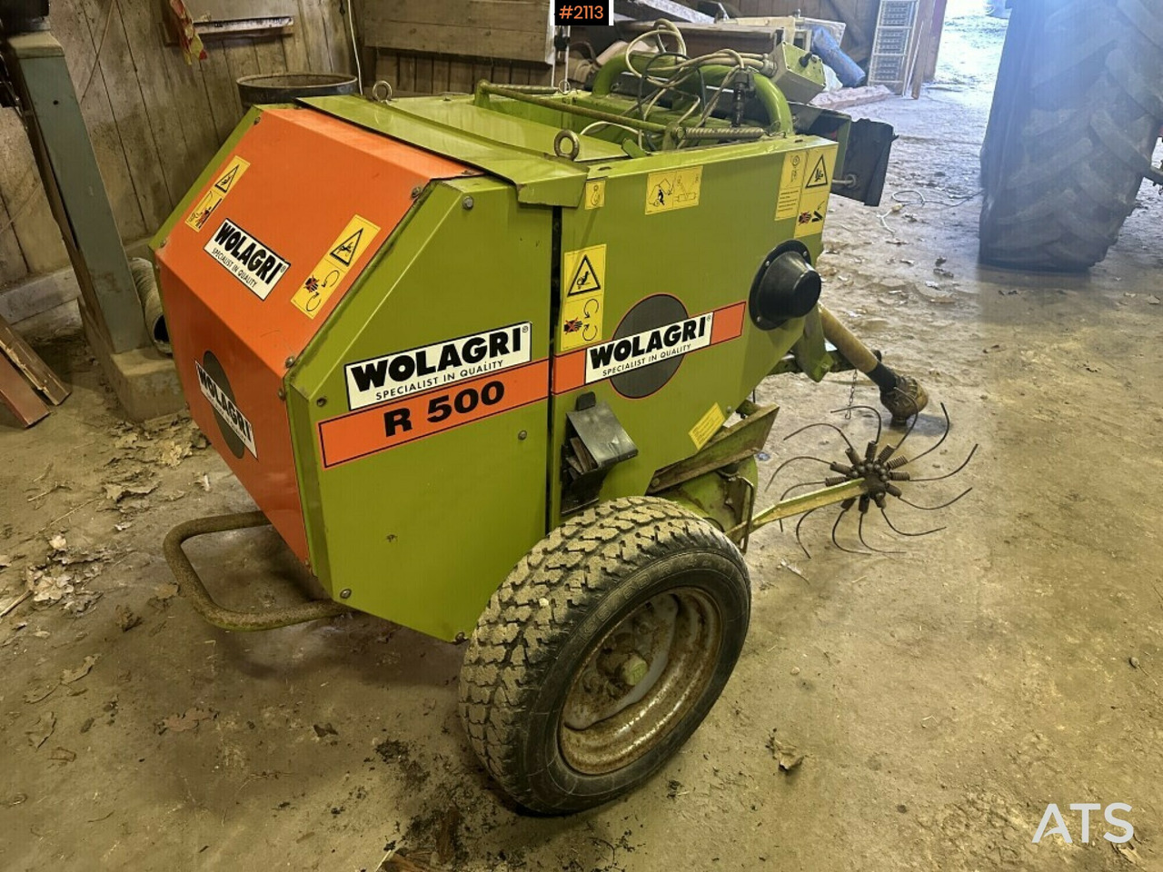 Mini baler Wolagri R500 with 2 separate wrappers - Siena sagatavošanas tehnika: foto 2 Mini baler Wolagri R500 with 2 separate wrappers - Siena sagatavošanas tehnika: foto 2
