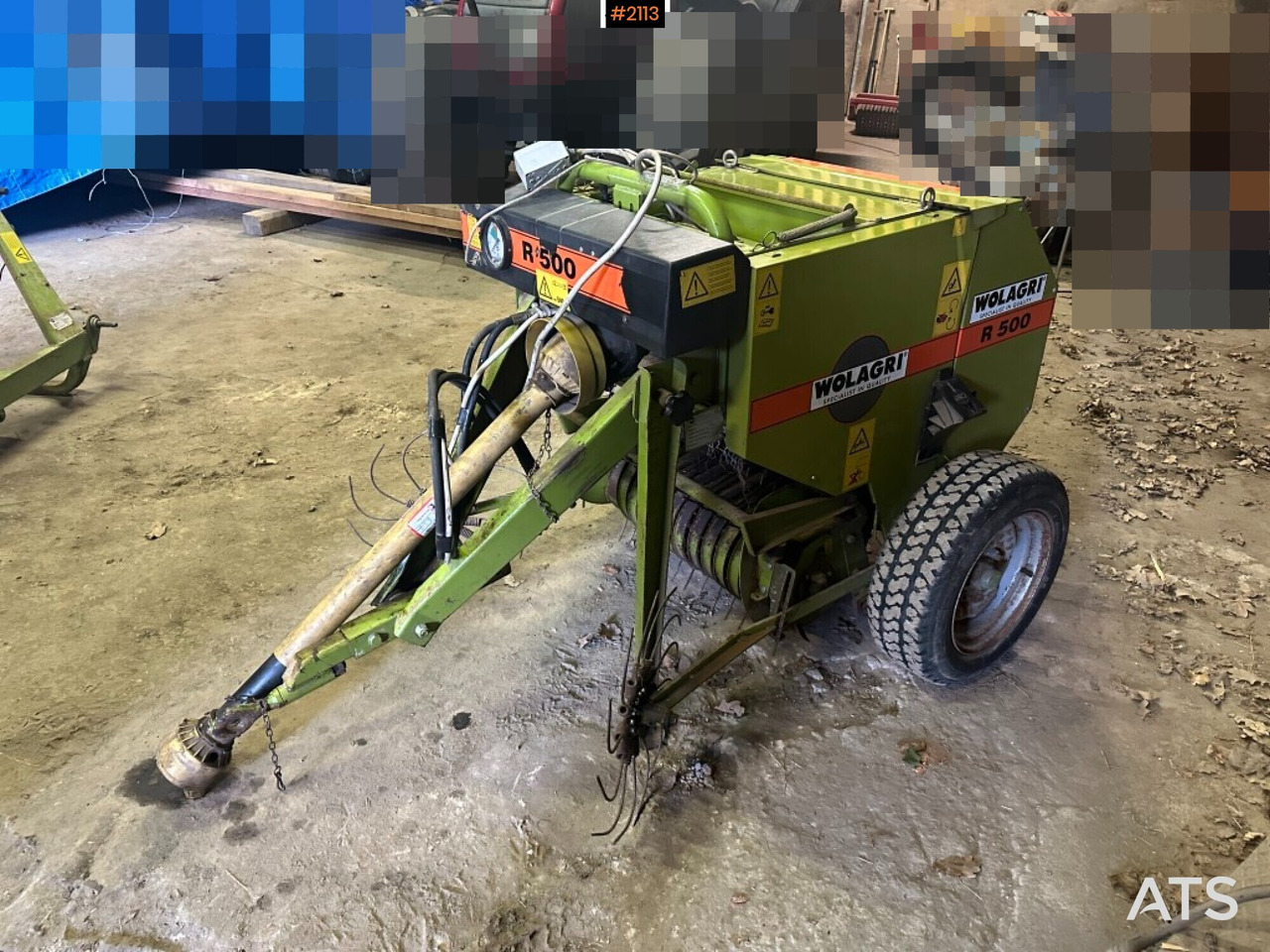 Mini baler Wolagri R500 with 2 separate wrappers - Siena sagatavošanas tehnika: foto 5 Mini baler Wolagri R500 with 2 separate wrappers - Siena sagatavošanas tehnika: foto 5
