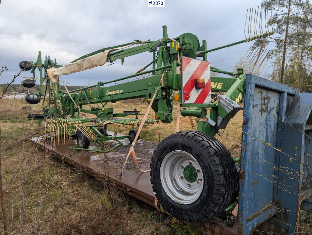 Rotary Rake Krone Swadro 1010 - Siena sagatavošanas tehnika: foto 4 Rotary Rake Krone Swadro 1010 - Siena sagatavošanas tehnika: foto 4