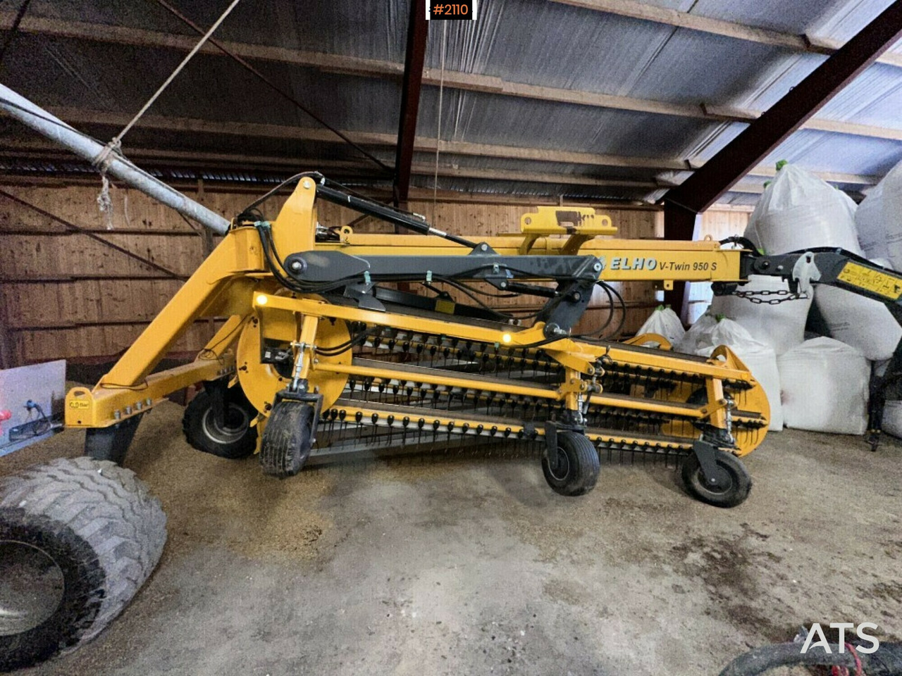 Towed Swathers ELHO V-Twin 950 S - Vālotājs/ Ārdītājs: foto 2 Towed Swathers ELHO V-Twin 950 S - Vālotājs/ Ārdītājs: foto 2
