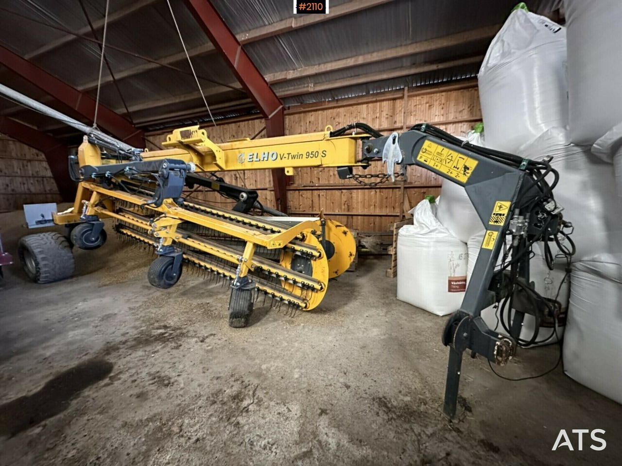 Towed Swathers ELHO V-Twin 950 S - Vālotājs/ Ārdītājs: foto 1 Towed Swathers ELHO V-Twin 950 S - Vālotājs/ Ārdītājs: foto 1