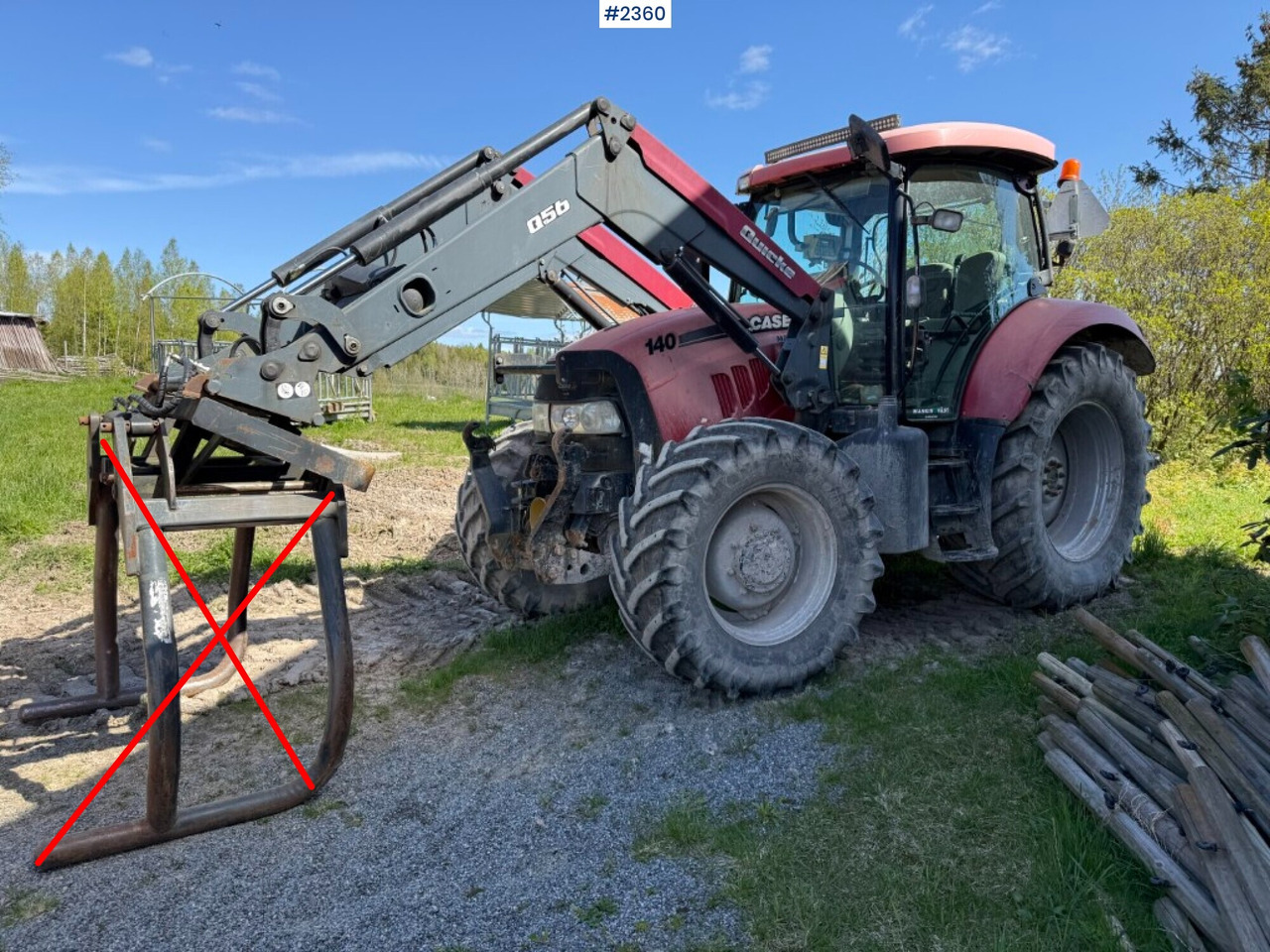 Tractor, Case IH Maxxum 140 - Traktors: foto 1 Tractor, Case IH Maxxum 140 - Traktors: foto 1