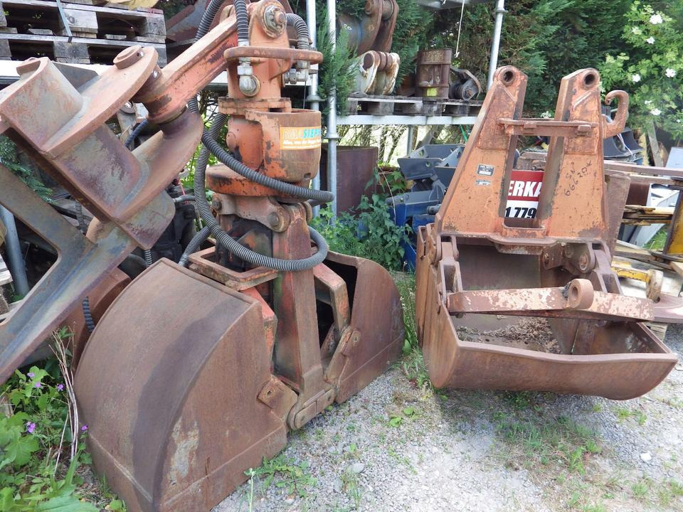 ATLAS GREIFER 600 mm + Schalensatz 800 mm mit MS10 - Greifera kauss - Celtniecības tehnika: foto 1 ATLAS GREIFER 600 mm + Schalensatz 800 mm mit MS10 - Greifera kauss - Celtniecības tehnika: foto 1