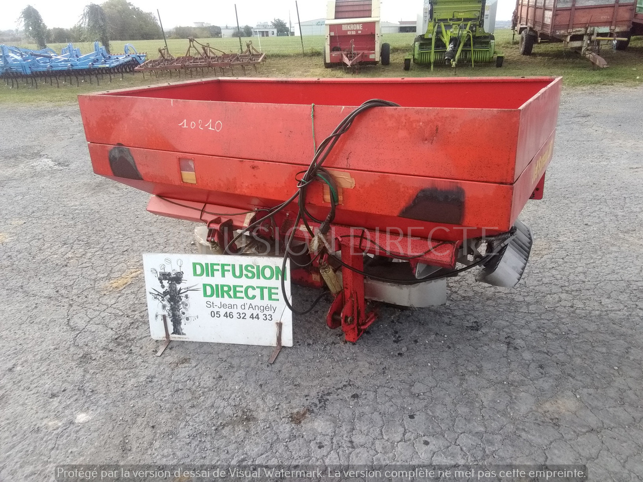 AGRAM DISTRIBUTEUR D'ENGRAIS JET SPREAD 281 - Minerālmēslu izkliedētājs: foto 1 AGRAM DISTRIBUTEUR D'ENGRAIS JET SPREAD 281 - Minerālmēslu izkliedētājs: foto 1