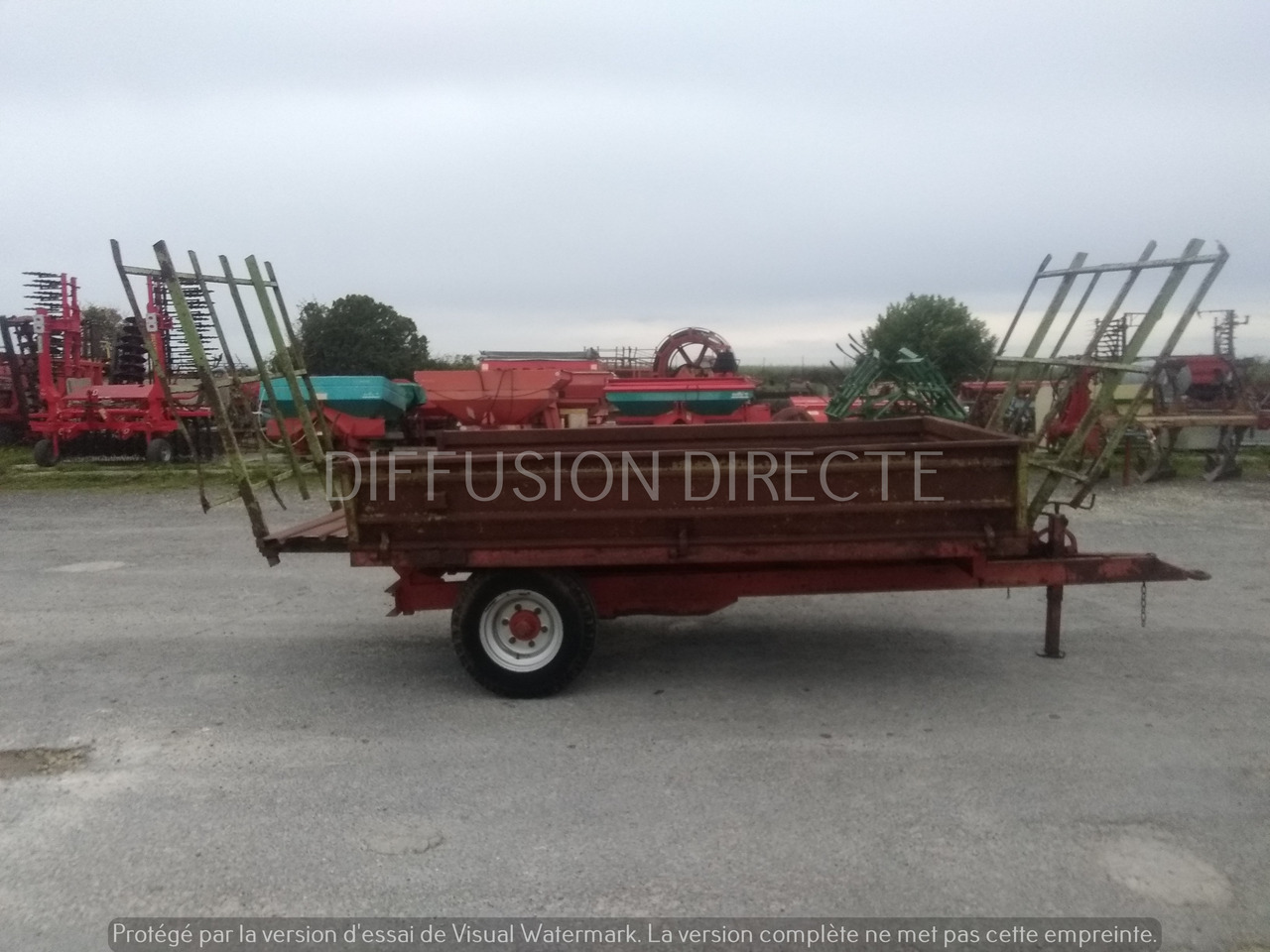 GRUAU REMORQUE AGRICOLE G 400 - Lauksaimniecības piekabe-platforma: foto 4 GRUAU REMORQUE AGRICOLE G 400 - Lauksaimniecības piekabe-platforma: foto 4