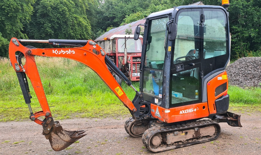 2016 Kubota KX016-4 Mini Digger, only 1550 hours - Mini-ekskavators: foto 1 2016 Kubota KX016-4 Mini Digger, only 1550 hours - Mini-ekskavators: foto 1