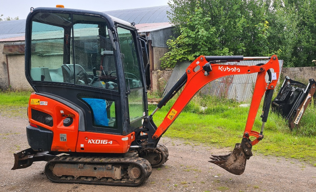 2016 Kubota KX016-4 Mini Digger, only 1550 hours - Mini-ekskavators: foto 2 2016 Kubota KX016-4 Mini Digger, only 1550 hours - Mini-ekskavators: foto 2